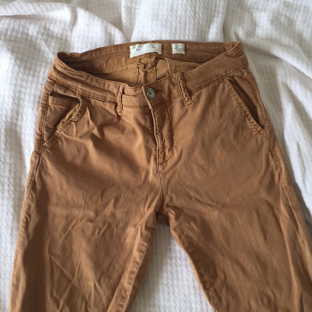 Hei Hei Abroad Sateen Skinny Trousers